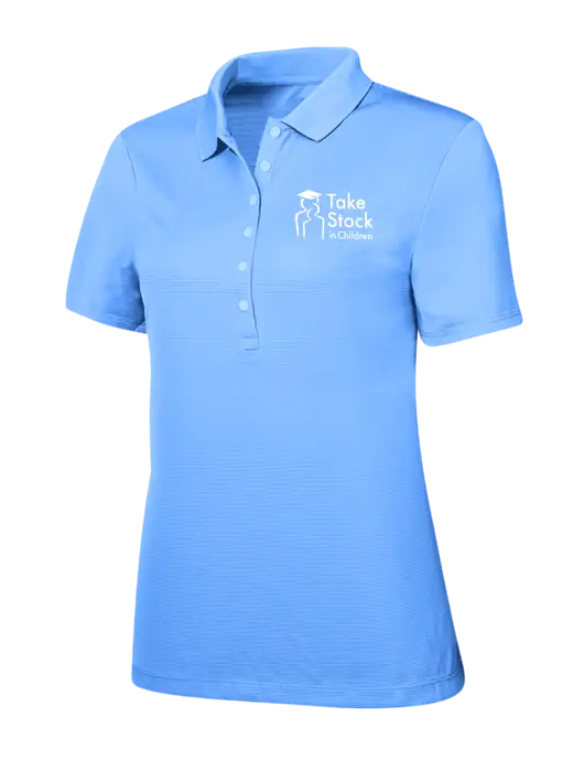 Callaway Womens Ottoman Light Blue Polo w/Take Stock in Children Logo