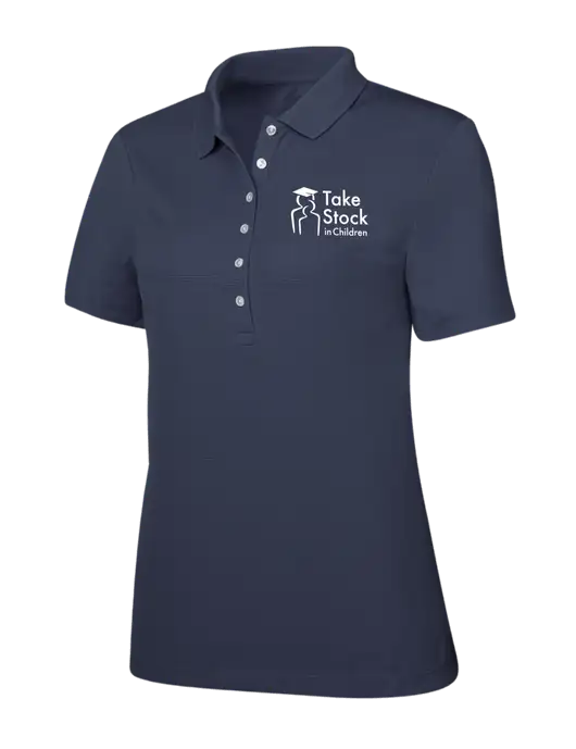 Callaway Womens Ottoman Navy Polo w/Take Stock in Children Logo