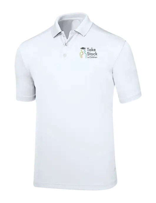 Callaway Core Bright White Performance Polo w/Take Stock in Children Logo