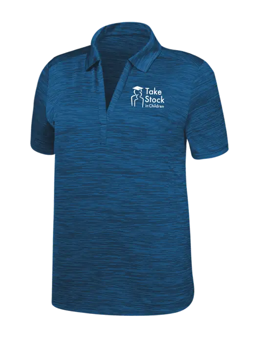 Callaway Womens Medium Slate Blue Broken Stripe w/Take Stock in Children Logo