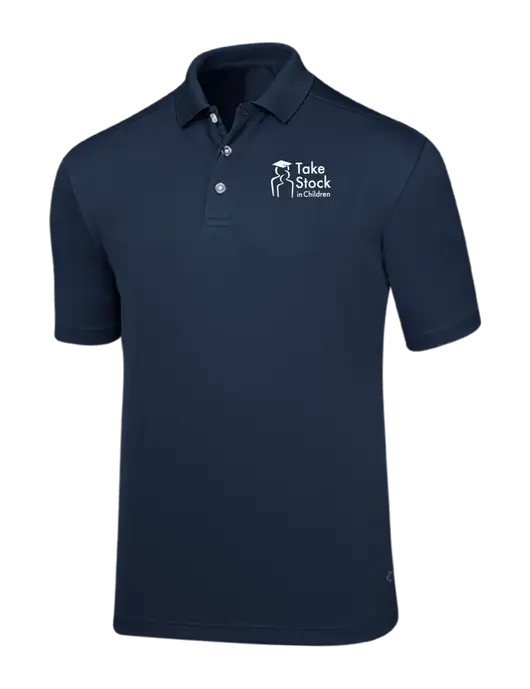 Callaway Core Navy Performance Polo w/Take Stock in Children Logo