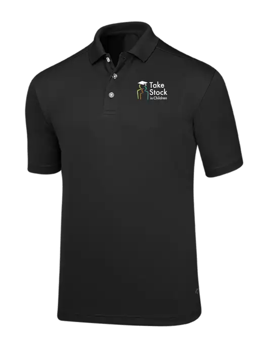 Callaway Core Black Performance Polo w/Take Stock in Children Logo