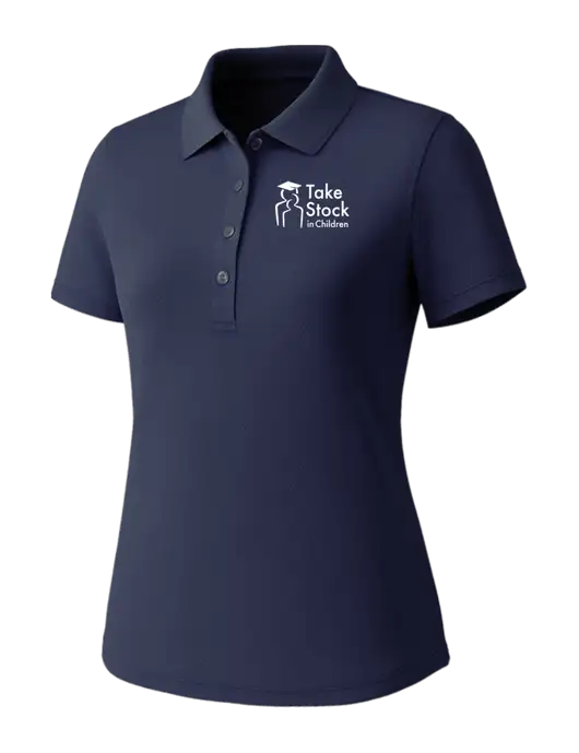 Callaway Womens Core Navy Performance Polo w/Take Stock in Children Logo