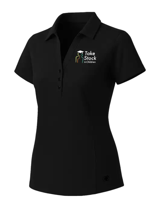OGIO Womens Blacktop ONYX Polo w/Take Stock in Children Logo