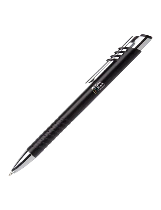 Schirhart Black Pen - Black Ink w/Take Stock in Children Logo