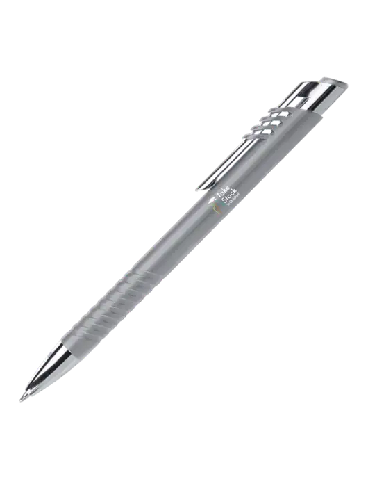 Schirhart Grey Pen - Black Ink w/Take Stock in Children Logo