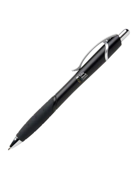 Summerhill Black Pen - Black Ink w/Take Stock in Children Logo