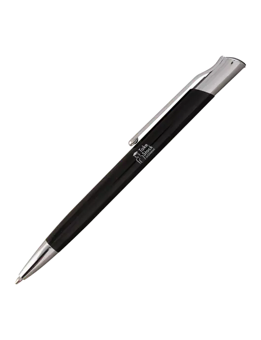 San Malo Black Pen - Black Ink w/Take Stock in Children Logo