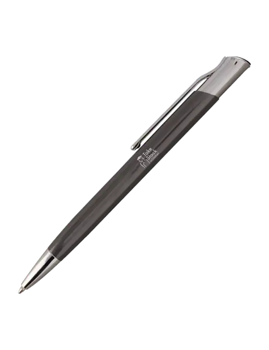 San Malo Gunmetal Pen - Black Ink w/Take Stock in Children Logo