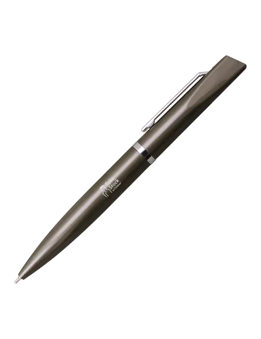 Santos Gunmetal Pen - Black Ink w/Take Stock in Children Logo