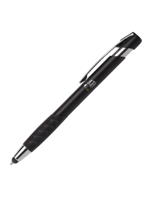 Alize Black Stylus Black Ink Pen w/Take Stock in Children Logo