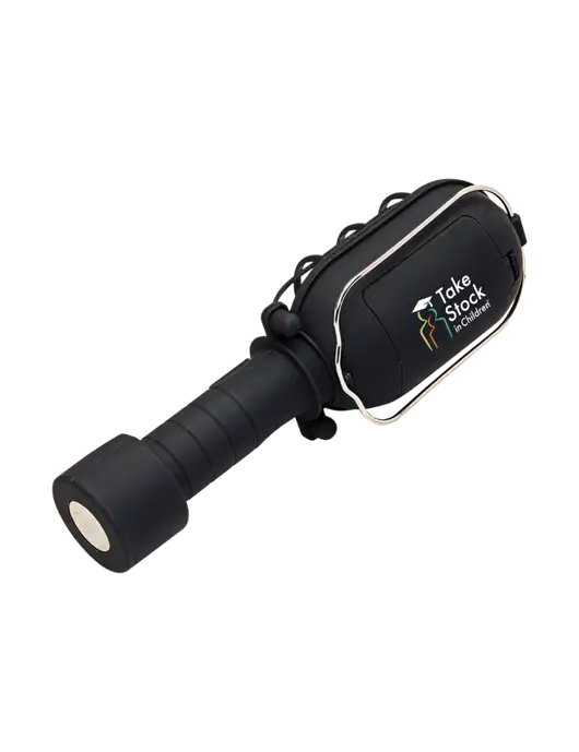 Black Magnum Worklight w/Take Stock in Children Logo