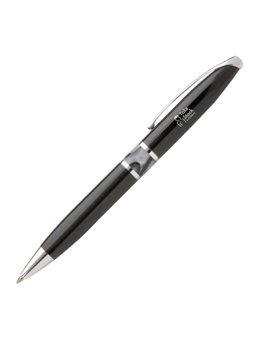 Illusion Black Pen - Black Ink w/Take Stock in Children Logo