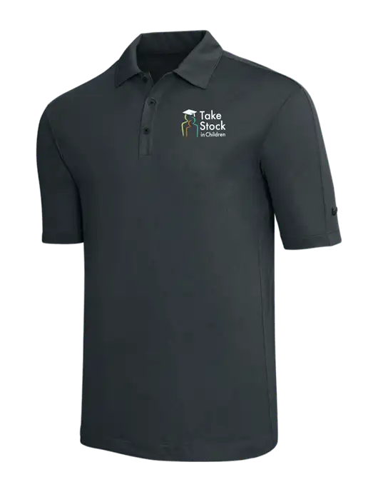 Nike Dark Grey Tech Sport Dri-FIT Polo w/Take Stock in Children Logo