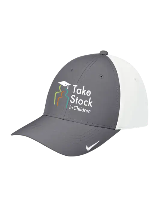 Nike Dark Grey/White Dri-FIT Legacy Cap w/Take Stock in Children Logo