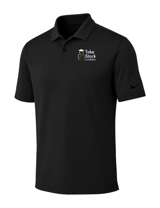 Nike Black Dri-FIT Vapor Polo w/Take Stock in Children Logo