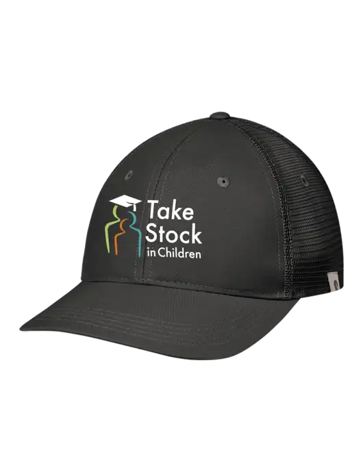 Carhartt Black Trucker Rugged Pro Series Cap w/Take Stock in Children Logo