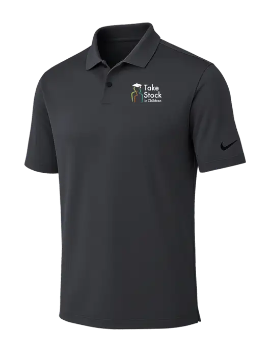 Nike Dark Grey Dri-FIT Vapor Polo w/Take Stock in Children Logo