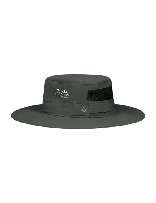 Columbia Dark Grey Bora Bora Booney  Hat w/Take Stock in Children Logo