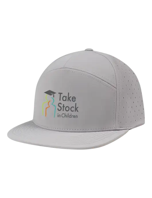 Richardson Light Grey Cannon Cap w/Take Stock in Children Logo