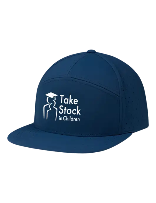 Richardson Light Navy Cannon Cap w/Take Stock in Children Logo