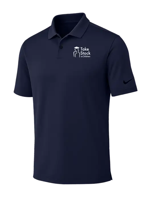 Nike Dark Navy Dri-FIT Vapor Polo w/Take Stock in Children Logo