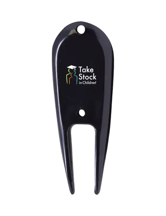 Black Divot Tool w/Take Stock in Children Logo