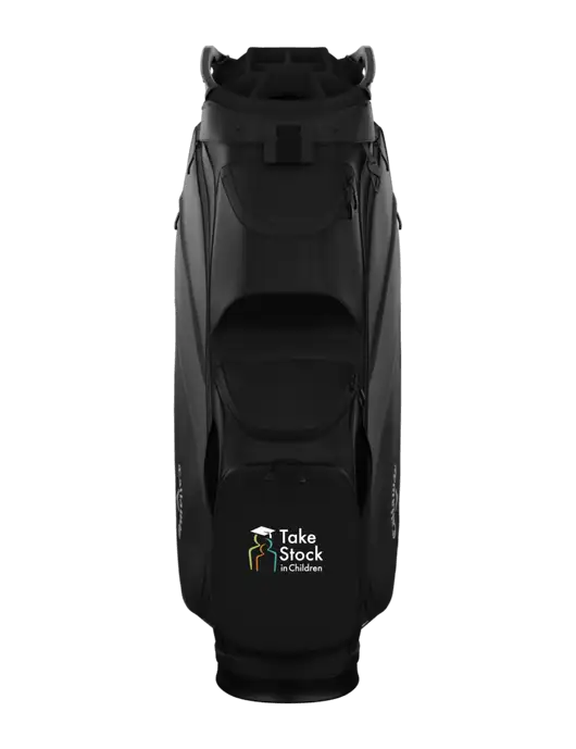 Callaway Chase 14 Black Cart Golf Bag  w/Take Stock in Children Logo