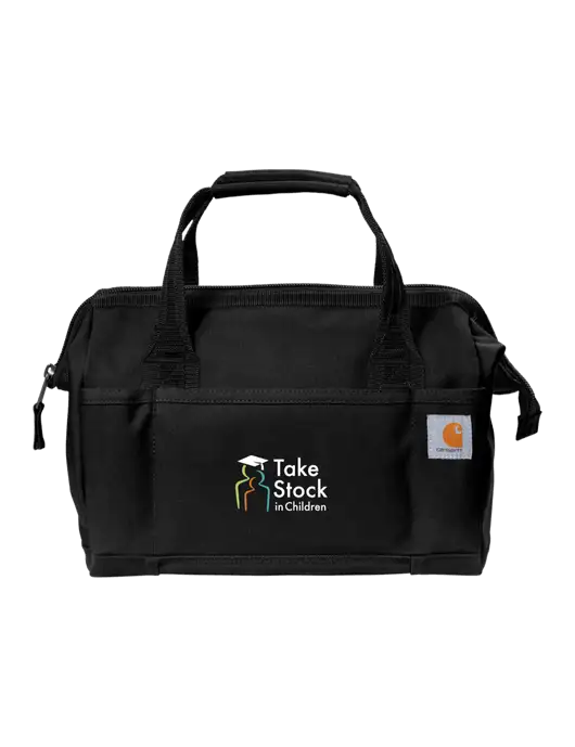 Carhartt Foundry Series 14” Black Tool Bag w/Take Stock in Children Logo