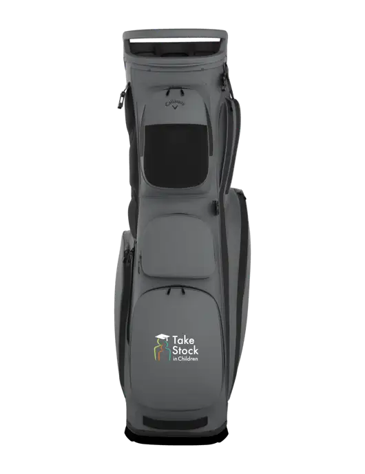 Callaway Fairway 14 Dark Grey Stand Golf Bag w/Take Stock in Children Logo