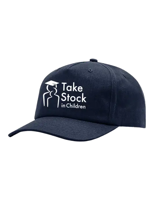 Richardson 5-Panel Navy Relaxed Gramps Cap w/Take Stock in Children Logo